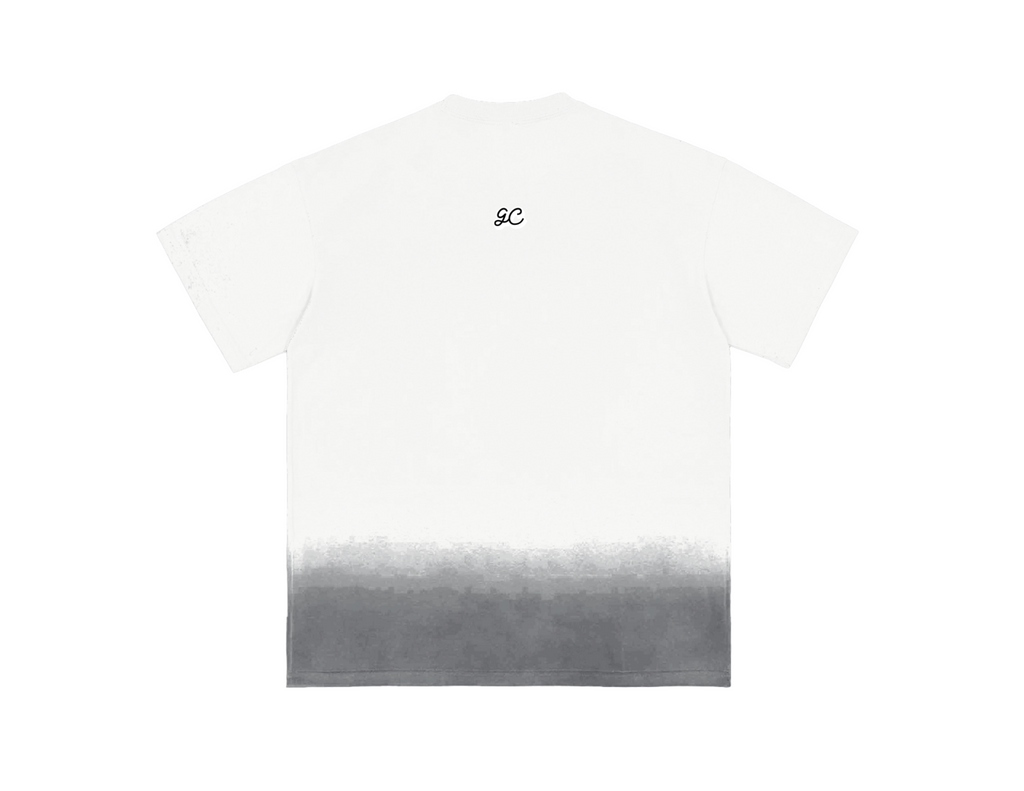 GREY/WHITE FADE T-SHIRT